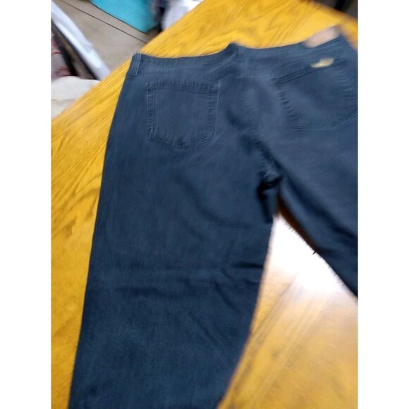 LEVI STRAUSS Jeans Womens 18 SHORT BLACK Faded MID RISE BOOTCUT  Preowned Denim - Picture 10 of 14